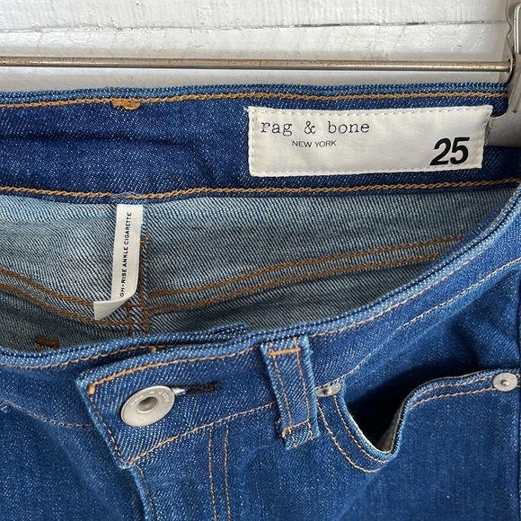 Rag & Bone Hi Rise Jeans 25 - Picture 5 of 6